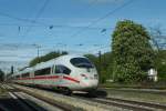 403 029 und 037 als ICE nach M�nchen am 09.05.2012 in G�nzburg.