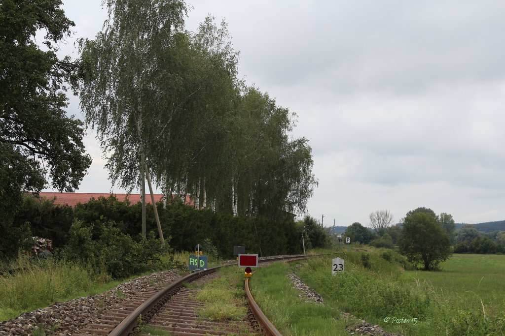 Endpunkt der Baustelle bei Hirschfelden!