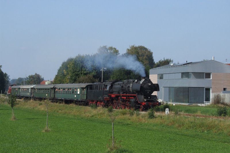 Ausfahrt Pfaffenhausen nach Mindelheim am 27.09.2009.