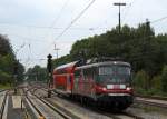 Ein paar  Bügelfalten  sind noch auf Deutschlands Schienen unterwegs!
So auch 115 509 mit ihrer besonderen Lackierung am 26.09.2013 in Günzburg.